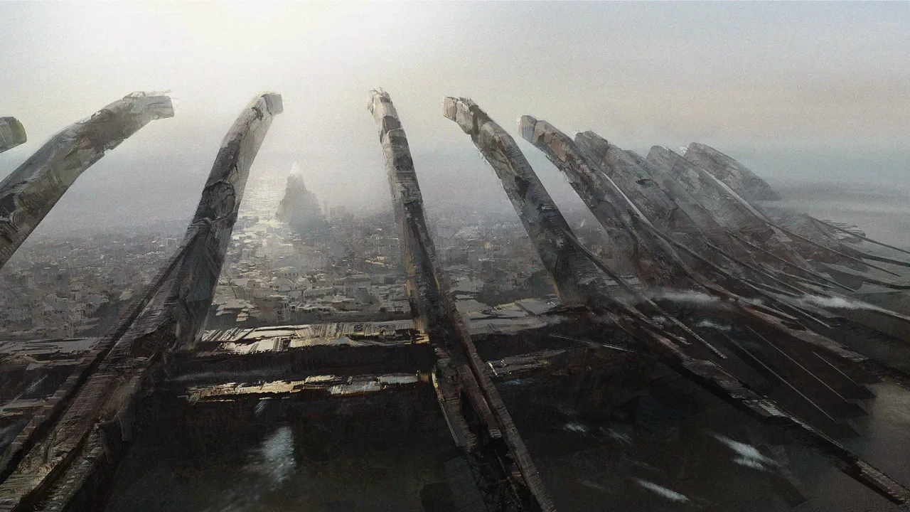 Arknight's massive structures are so cool